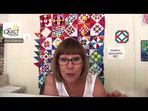 Alex Anderson LIVE: Setting the Blocks - Kaffe Mystery Class 12