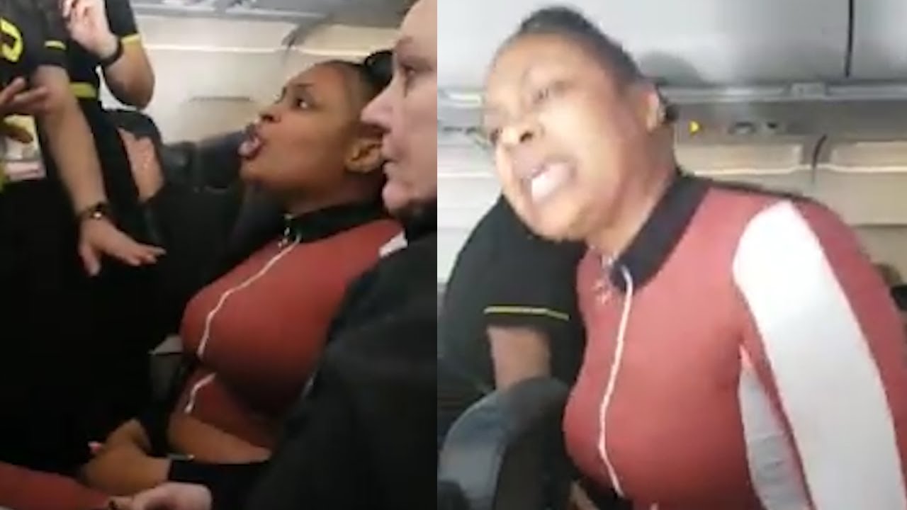 Insane Argument on an Airplane Caught on Tape!