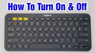 Logitech K380 Bluetooth Keyboard – How To Turn On & Off
