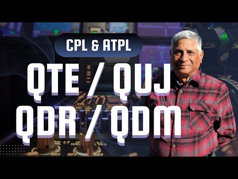 L-23 : Bearings QTE, QUJ, QDR QDM NUMERICALS AVIATION EXAMS