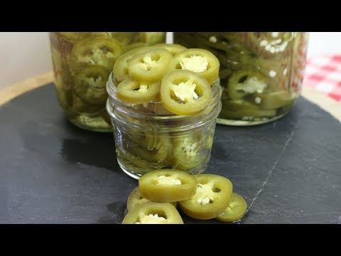Easy Pickled Jalapenos ~ Refrigerator Pickles ~ No Canning ~ Noreen's Kitchen