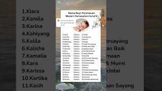 Download lagu Nama Bayi Perempuan Awalan Huruf K #idenamabayi #namabayiperempuan #shortvideo mp3 Download lagu Nama Bayi Perempuan Awalan Huruf K #idenamabayi #namabayiperempuan #shortvideo mp3
