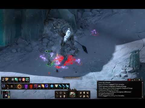 Pillars of Eternity II  Deadfire Solo Swashbuckler vs Beast of Winter  PoTD Upscaled