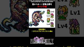 FF5 召喚士だけでアパンダ 低Lv FINAL FANTASY V SFC版 job unification & Low-Level Run VS Apanda