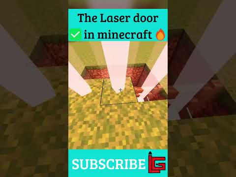 Mind-blowing Laser Door in Minecraft!