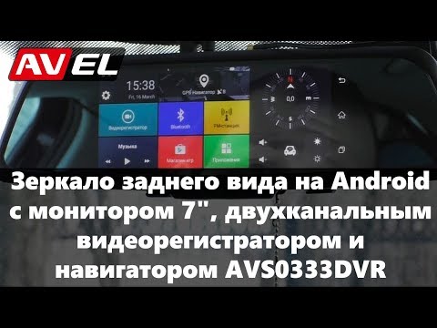 Универсальные зеркала с мониторами, видеорегистраторами и GPS навигаторами
