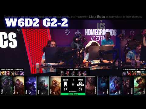 SR vs C9 - Game 2 | Week 6 Day 2 S16 LCS Summer 2026 | Shopify Rebellion vs Cloud 9 G2 W6D2 Full