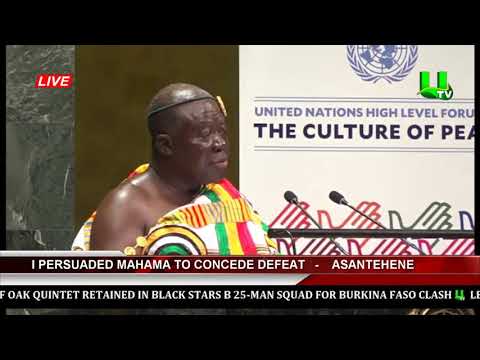 2016 Elections: I Persuaded Mahama To Concede Defeat – Asantehene