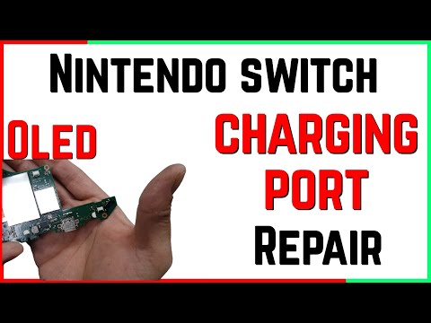 How to change OLED nintendo switch charging port (USB-C port replacement)