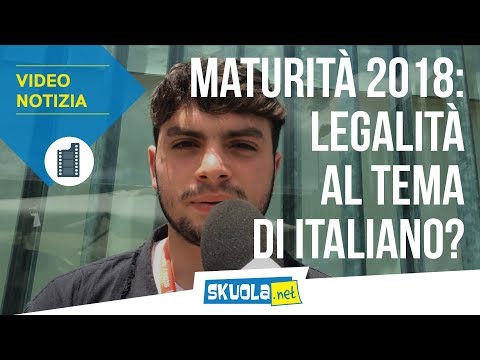 Maturità 2018: gli studenti chiedono una traccia sulla legalità