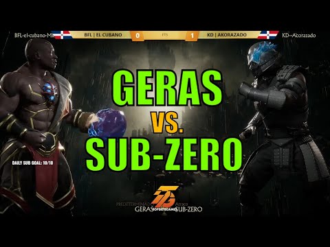 MK11 - AKORAZADO VS CUBANO - GERAS VS SUB ZERO FT5 MONEY MATCH