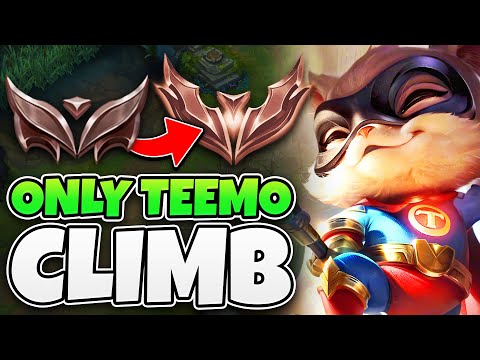 League of Legends but I ONLY play Teemo (NEW RANKED CLIMB! #2)
