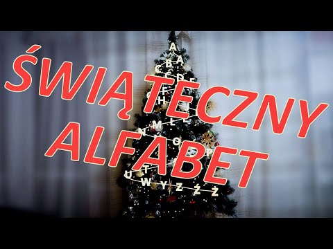 Świąteczny alfabet - nauka polskiego alfabetu dla dzieci