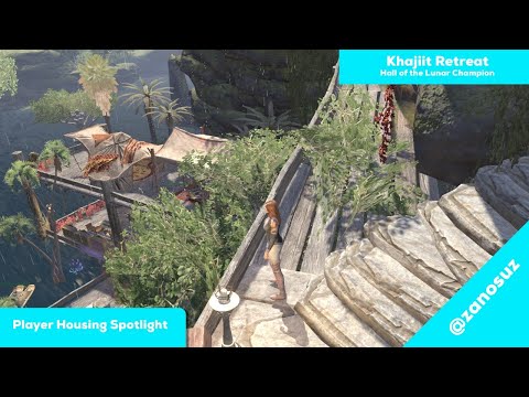 ESO Housing: Tamriel Tours Spotlight - Khajiit Retreat @zanosuz