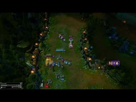 Miss Fortune and Ashe both use their ultimates against Garen!