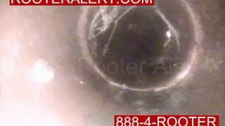 preview picture of video 'Sewer Pipe Video Inspection Roots in Sewer Pipe Midway City CA 92655'