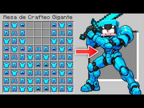 Minecraft pero Puedo Hacer ARMADURAS GIGANTES