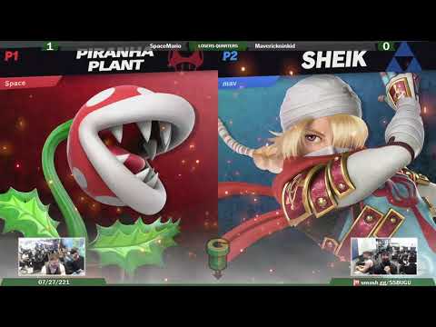 SU@GU 7-27 (Losers Semis): SpaceMario (Piranha Plant) Vs. Maverickninkid (Shiek)