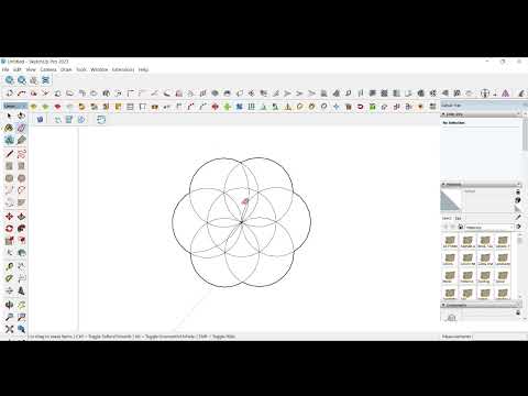 Flower design in SketchUp | SketchUp Design Tutotial