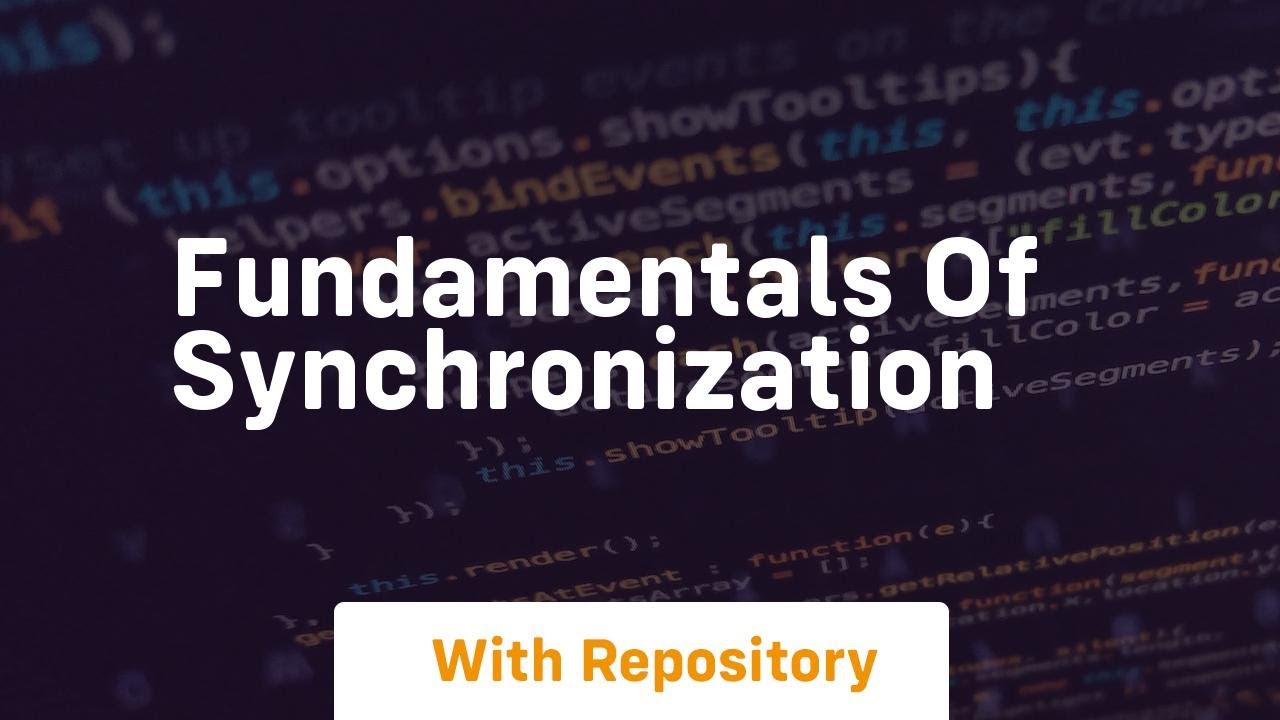 fundamentals of synchronization