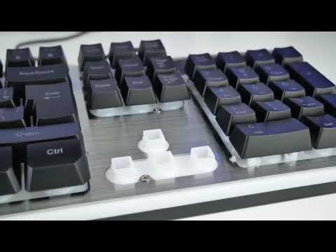 Клавіатура Vinga KB735 black-grey