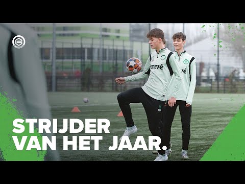 'Groningen is de mooiste club' - Tiemen Werksma (onder-16) genomineerd als Strijder van het Jaar