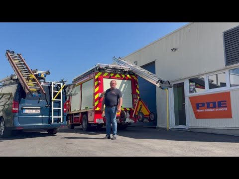 Gantry systems for firetrucks and emergency vehicls