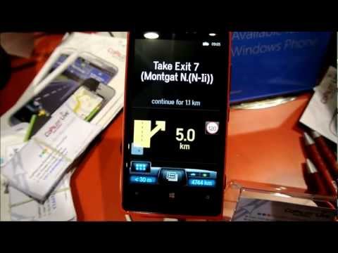 ALK CoPilot Live Premium Beta per Windows Phone 8 - video demo @ MWC 2013 [ENG]