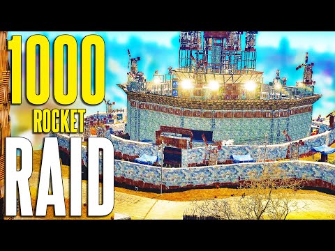 RAIDING with a 15,000 HOUR PLAYER - 1000 Rocket VANILLA Rust Raid