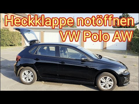 Heckklappe notöffnen/notentriegeln - VW Polo AW (Volkswagen)