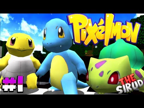 'CUSTOM TEXTURED SHINY STARTERS!' - Minecraft Pixelmon GOTTA CATCH 'EM ALL S1 Ep. 1