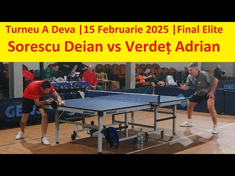 Sorescu Deian vs Verdet Adrian | Final Elite |Deva 2025