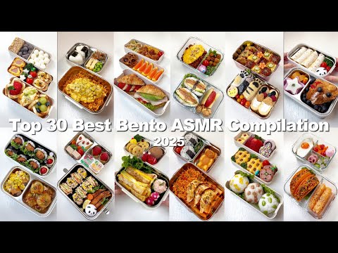 Top 30 Bento ASMR in the First Half of 2025 Compilation🍱🎧