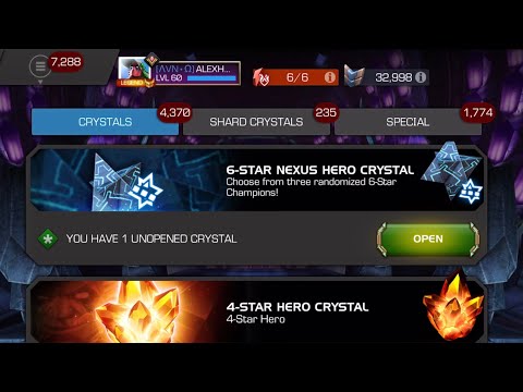 Compensation 6* Nexus Crystal - Marvel Contest of Champions