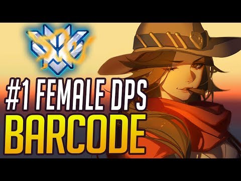BEST OF BARCODE - RANK 1 FEMALE DPS | Overwatch Barcode Montage & Esports Facts