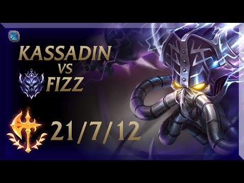 Mid Kassadin vs Fizz | LoL (Ranked Solo/Duo:  D4) Highlights [v10.10]