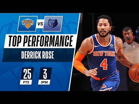 D-Rose posts SEASON-HIGH 25 PTS in the Knicks W! ?