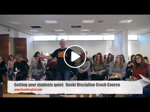 Genki English: 5 Techniques to get students, kids or adults, quiet ( without needing “shhhhh!” )