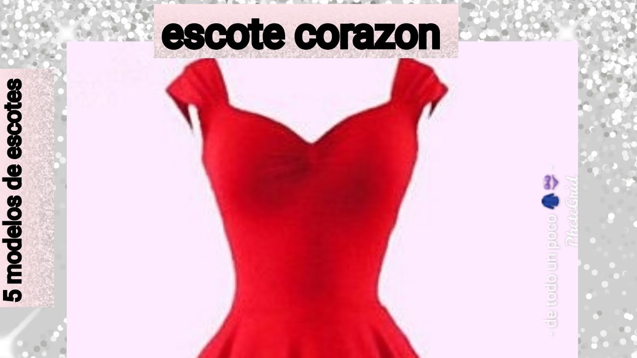 5 tipos  de escotes(5types of necklines