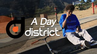 The Scooter Farm - A Day with District | Brandon James & Cam Ward