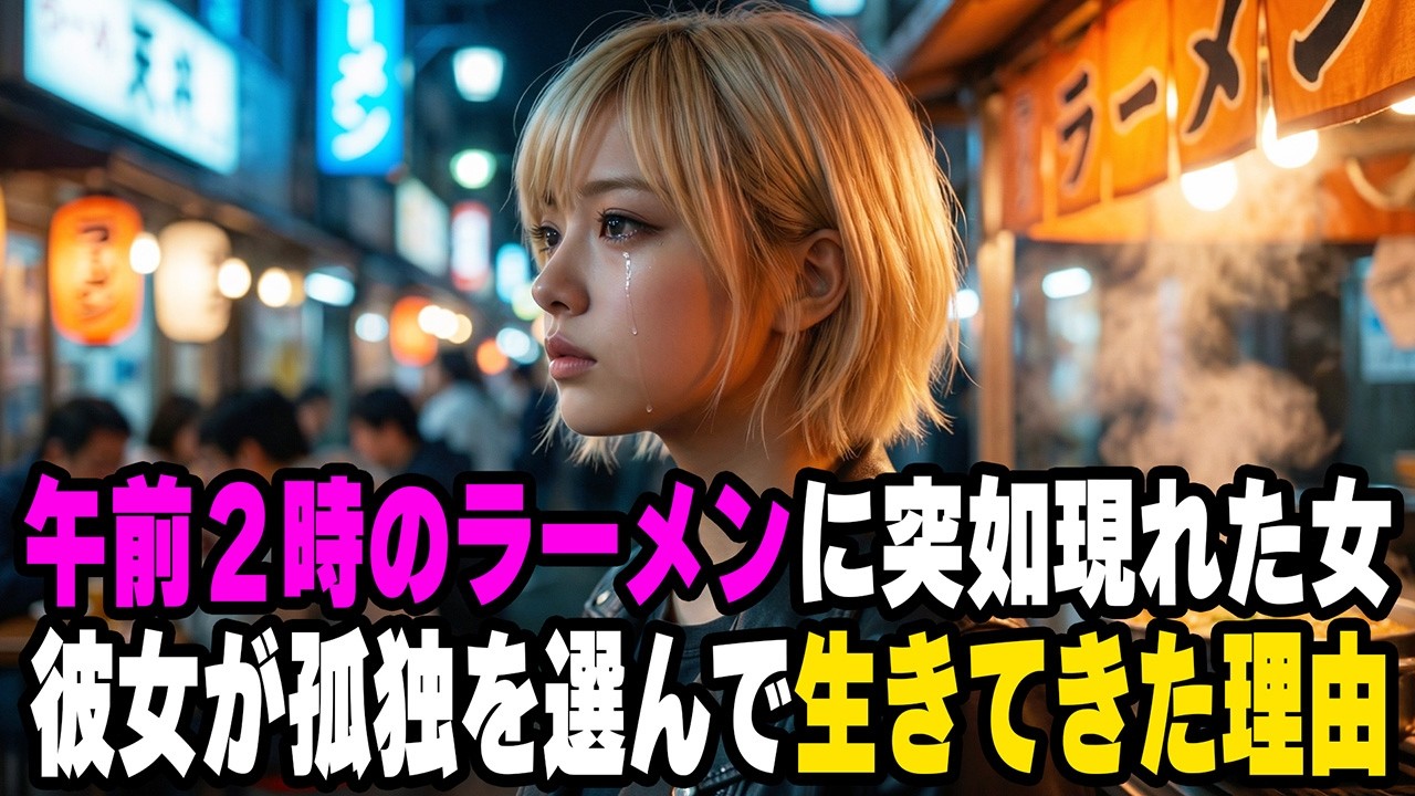 【感動する話】深夜の屋台に通い続けた女がある夜いなくなった ――歓楽街のはずれで生まれた不器用な関係