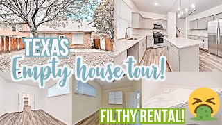 EMPTY HOUSE TOUR | TEXAS RENTAL EMPTY HOUSE TOUR | RENTAL DISASTER STORY CHRISTINAS HOME