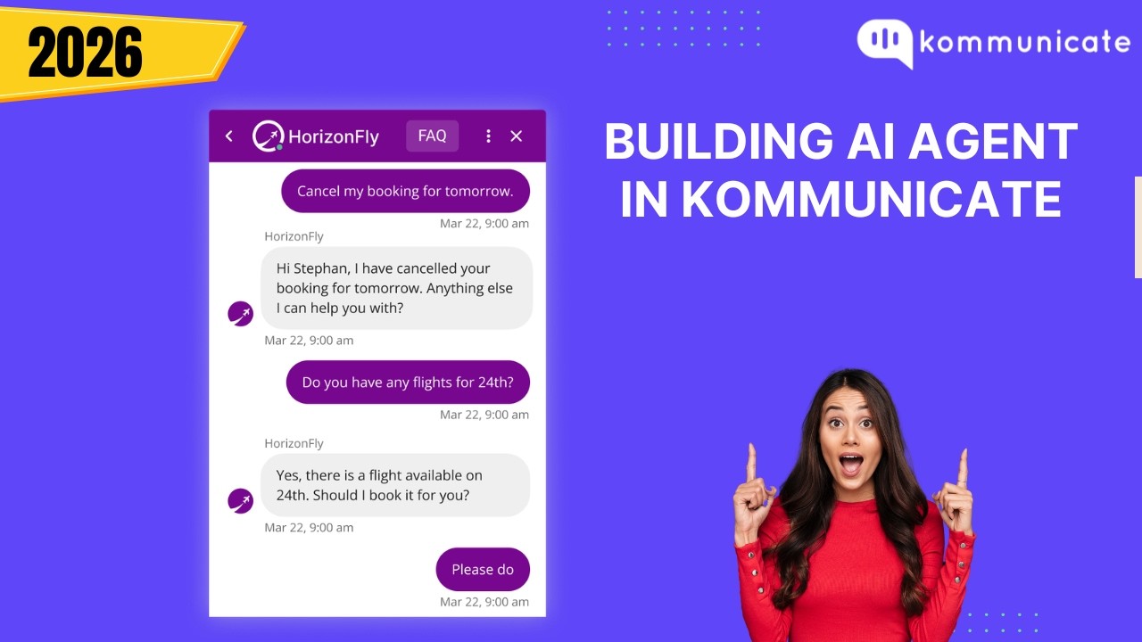 Building AI Agent for Customer Support in 10 Minutes | Kommunicate
