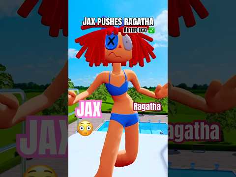 Jax Pushes Ragatha 💀 (TADC Alter Ego)  #theamazingdigitalcircus #digitalcircus #tadc #vrchat