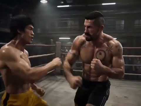 #BruceLee vs #ScottAdkins' #Boyka. #AI is insane