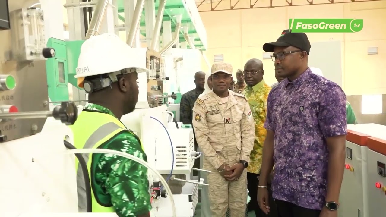 Transformation du riz au Burkina : Le Premier Ministre inaugure une rizerie à Bagré