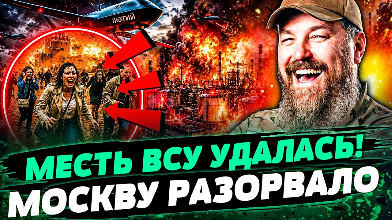 💥БУМ! КИЕВ ОТПЛАТИЛ ЗА ВСЁ! КОВРОВАЯ БОМБАРДИРОВКА МОСКВЫ: ТАМ КАТАСТРОФА! Э