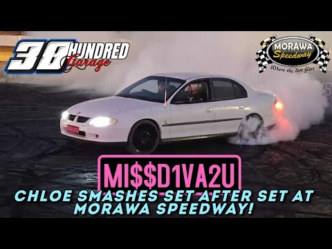 15-Year-Old Girl Destroys the Pad in Her $500 Burnout Car! (MI$$D1VA2U Goes OFF!)