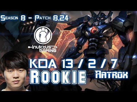 IG Rookie AATROX vs IRELIA Top - Patch 8.24 KR Ranked