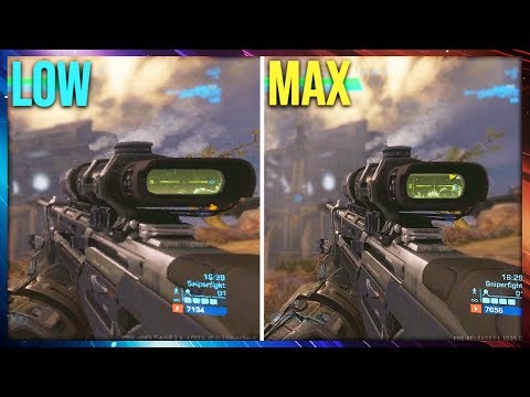 Halo Reach PC - Low vs Max Graphics Comparison!